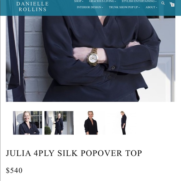 Danielle Rollins Julia Silk NWT CURRENTLY IN STORE - Picture 2 of 8